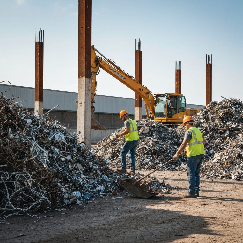 جمع احترافي للفلزات المستعملة